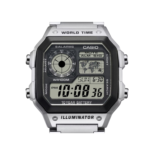Casio World Time Digital Watch