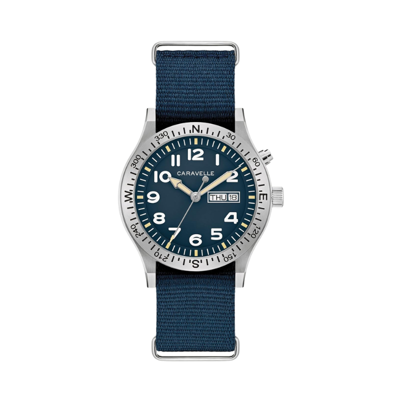 Caravelle Men’s Analog Field Watch